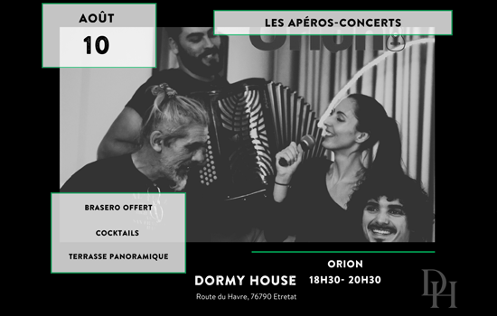 Apéro-concert au Dormy House