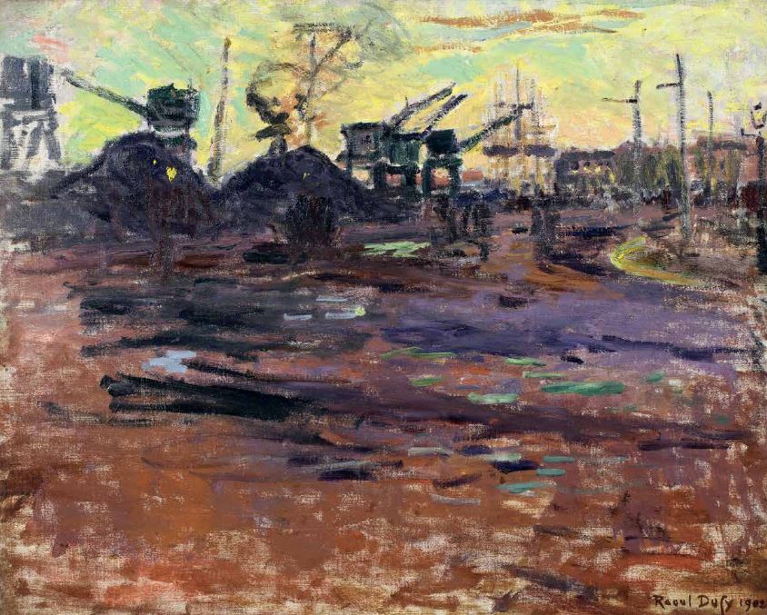 Raoul Dufy - Le Port du Havre, 1902