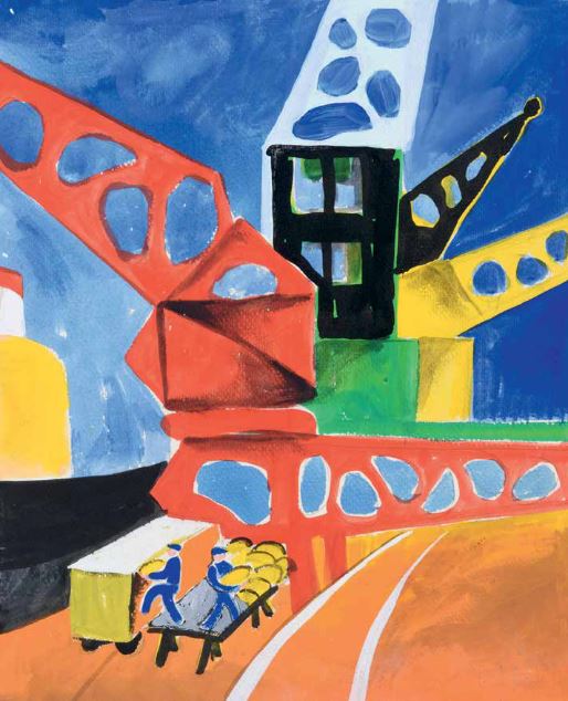 Hassan Massoudy - Grues, vers 1971-1972