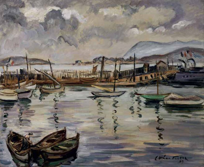 Émile Othon Friesz Les Barques devant l’entrée du port de Toulon, 1929