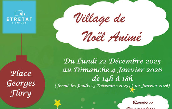 Village de Noël à Etretat