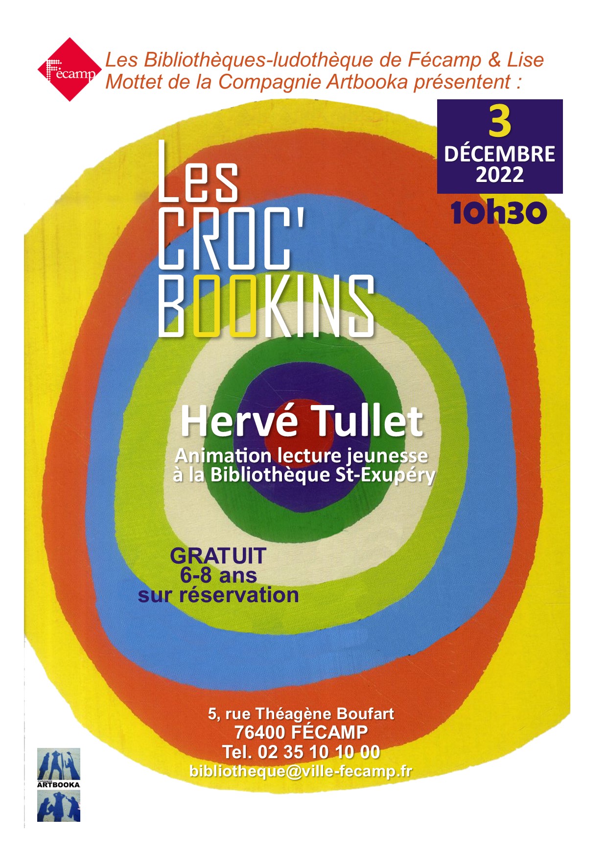 Croc'bookins : Hervé Tullet