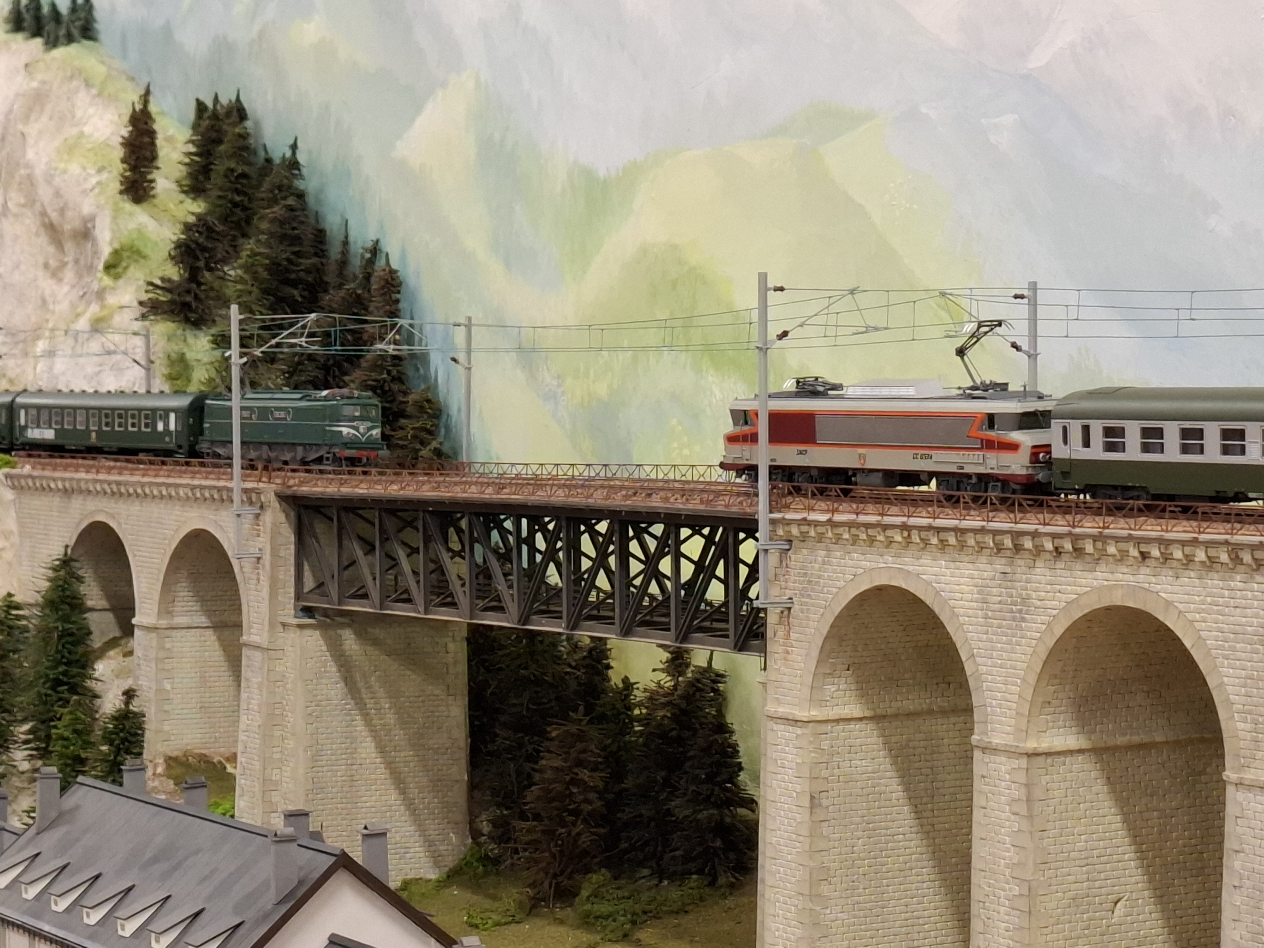 Croisement sur un ouvrage d'art