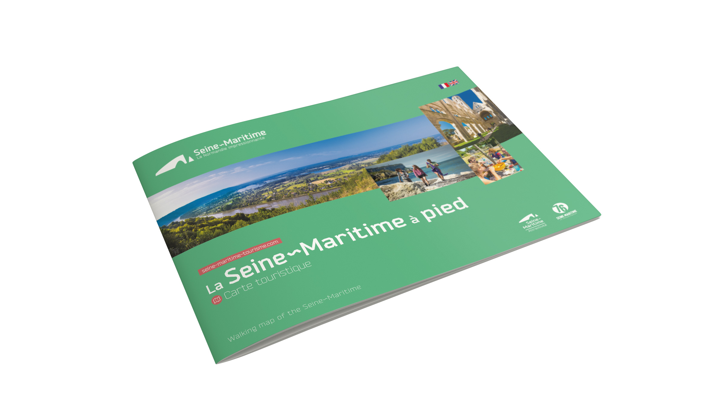 Carte Touristique de la Seine-Maritime à pied 2022