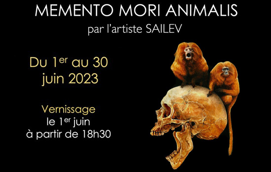 Exposition : Memento Mori Animalis - Sailev, au Torture Garden