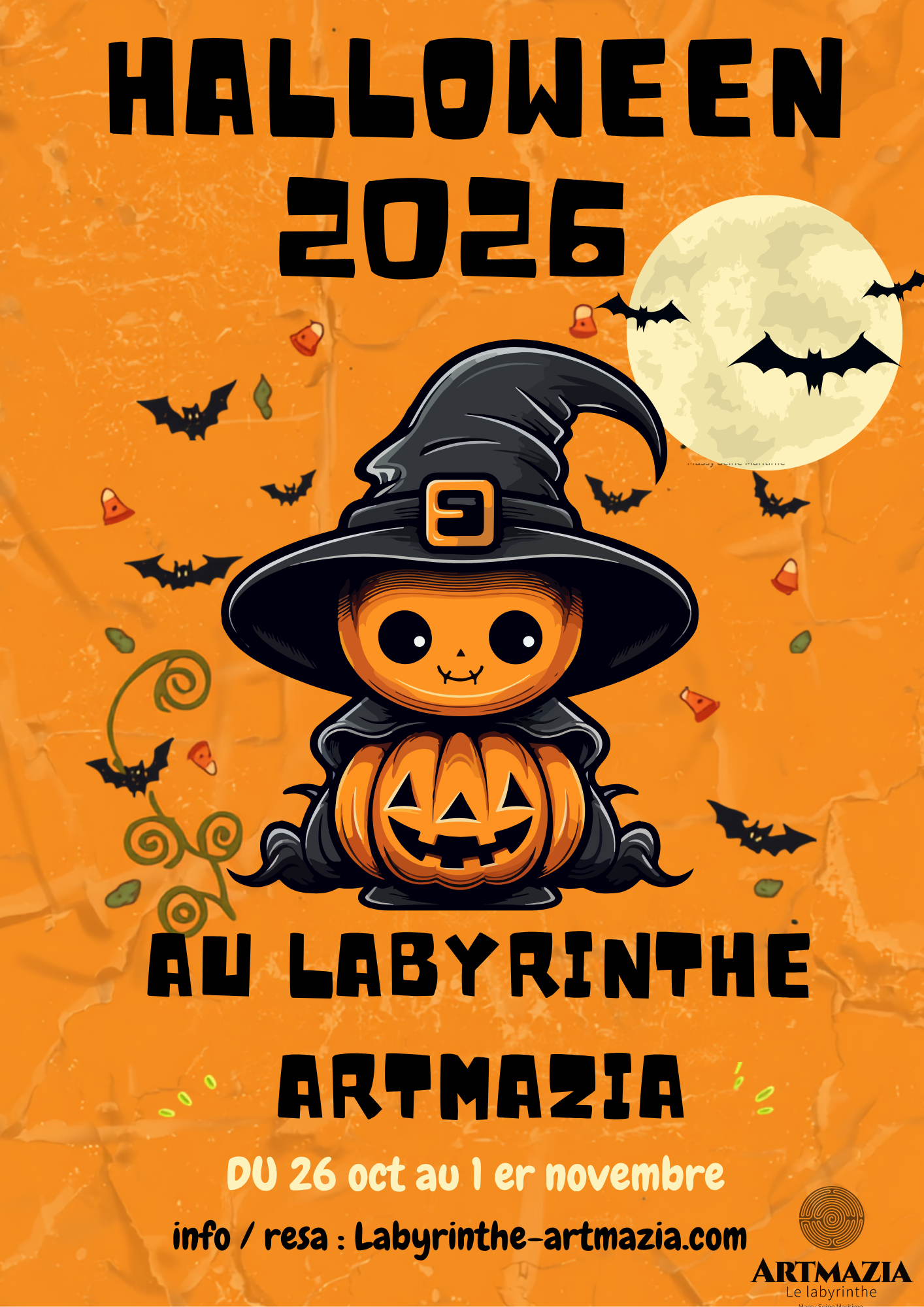 Halloween au Labyrinthe Artmazia