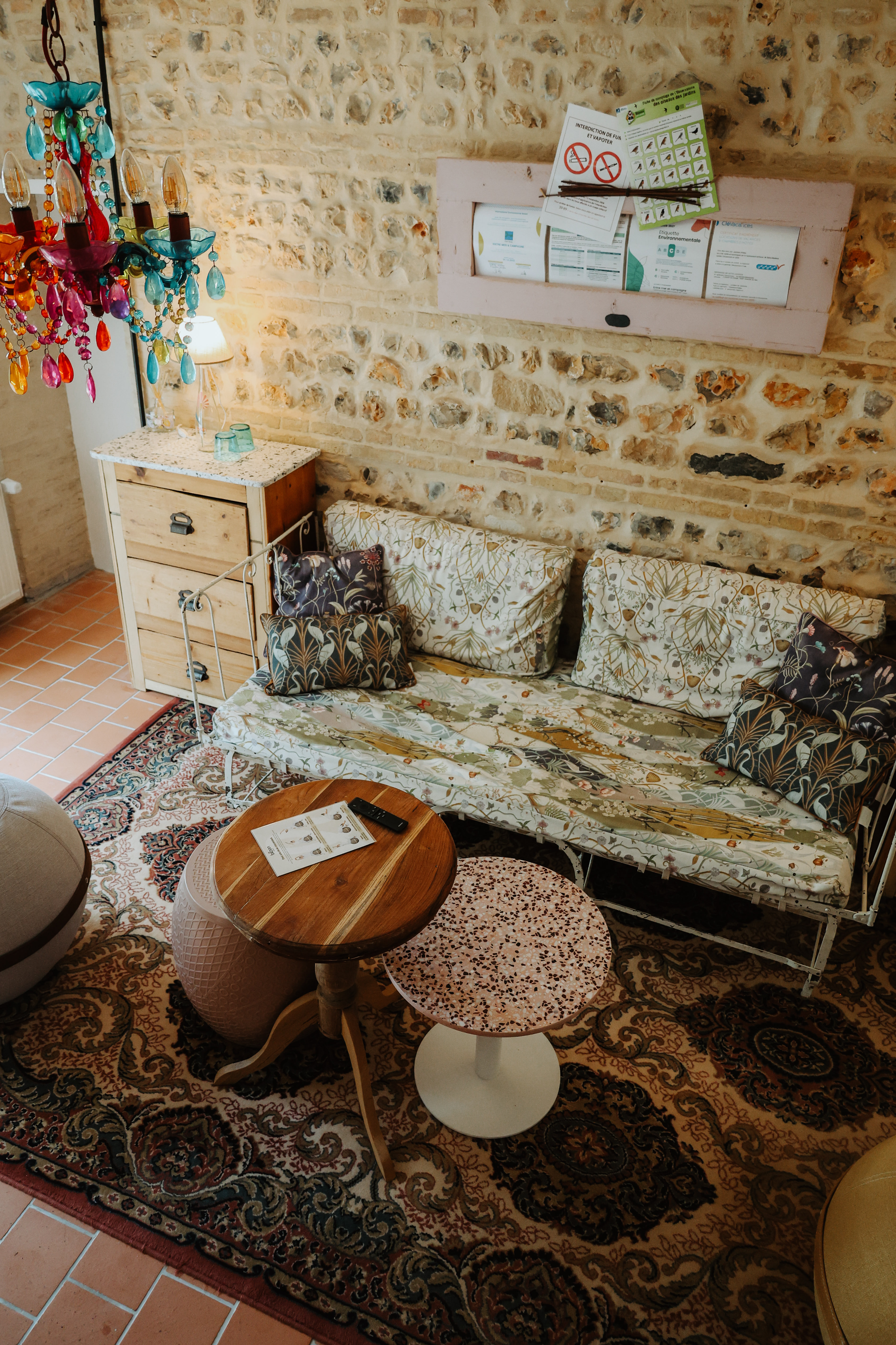 Le salon bibliothèque