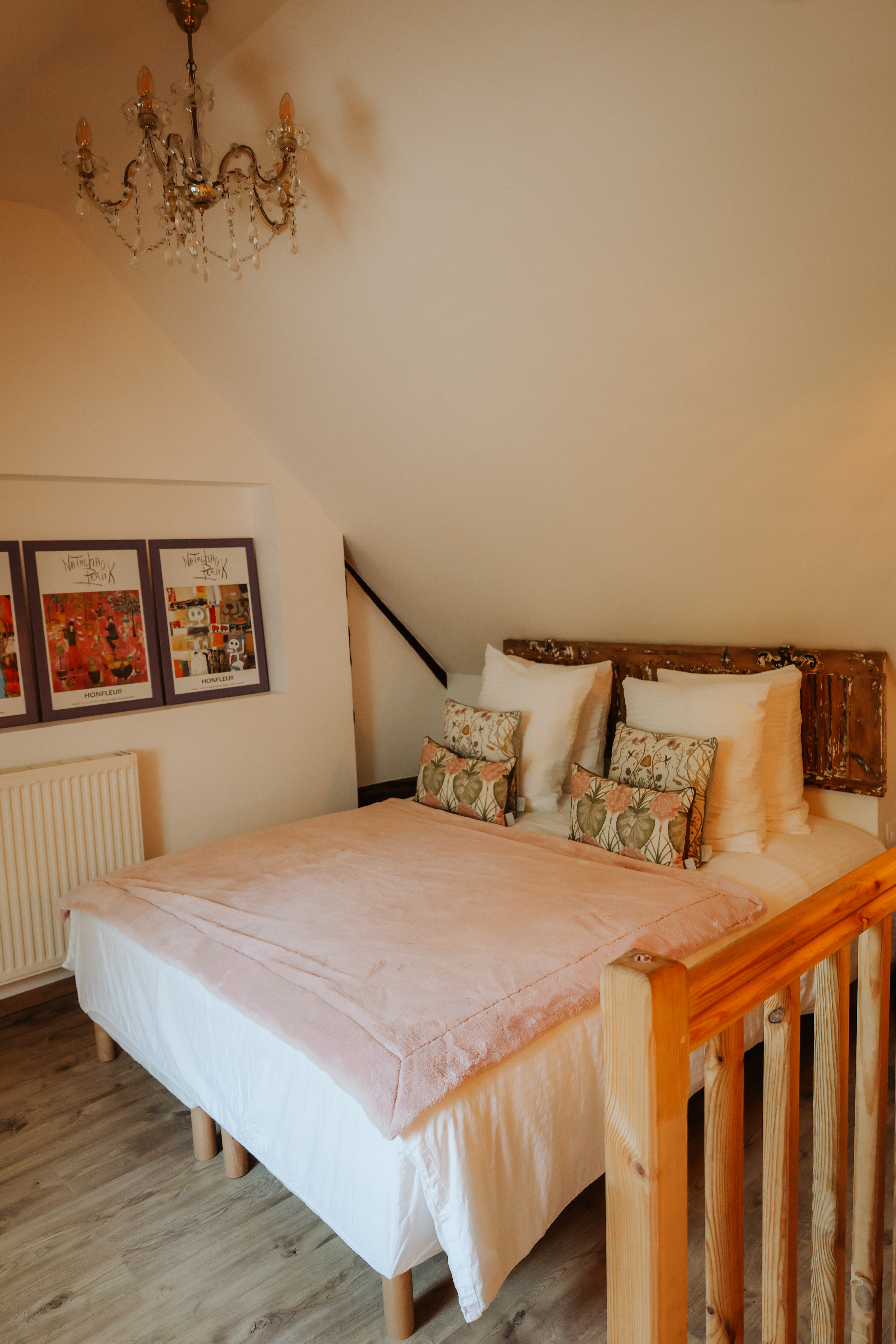 Chambre ouverte en mezzanine