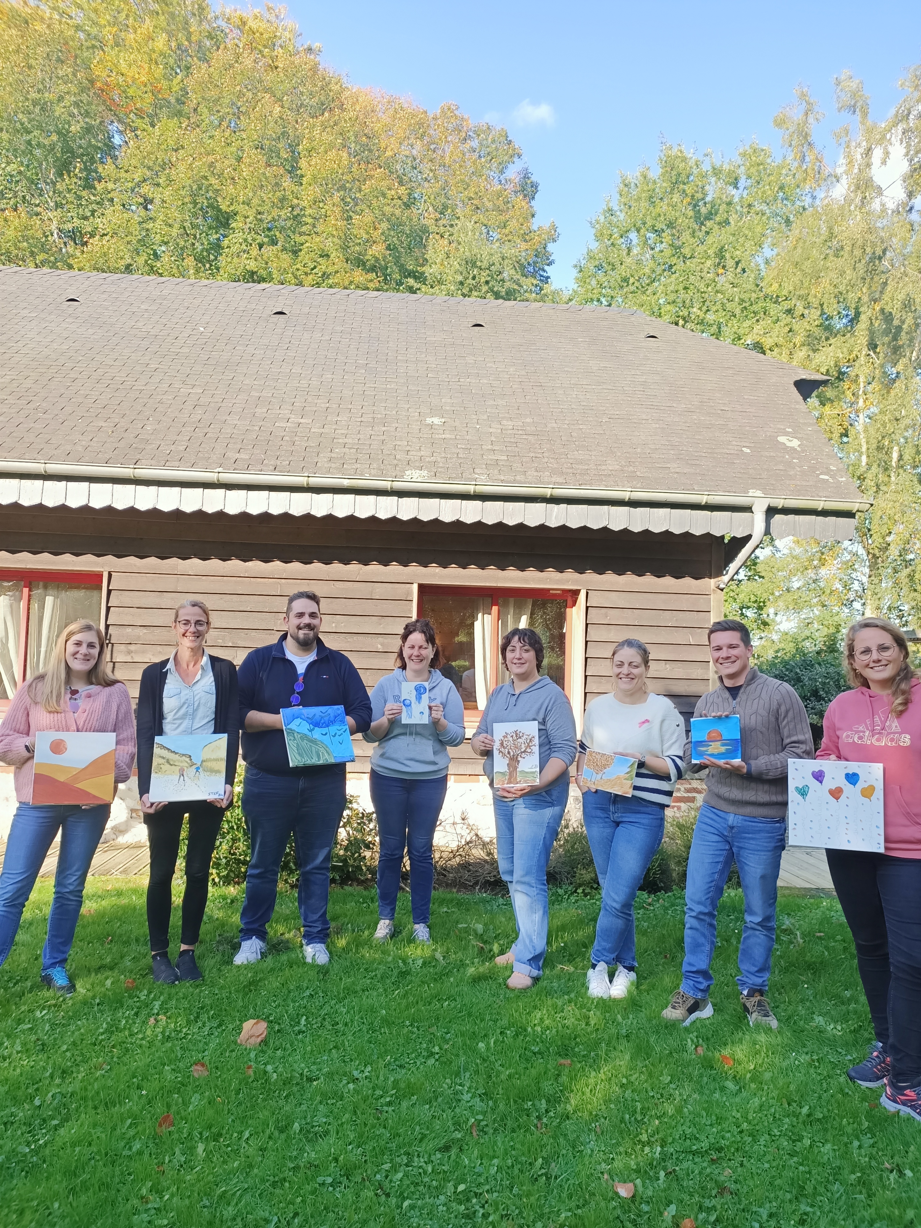 Team building nature : on joue les artistes