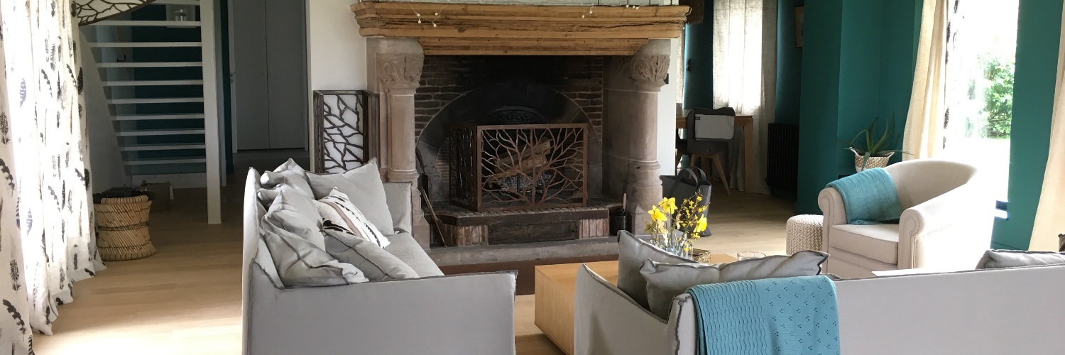 Cheminée du salon
