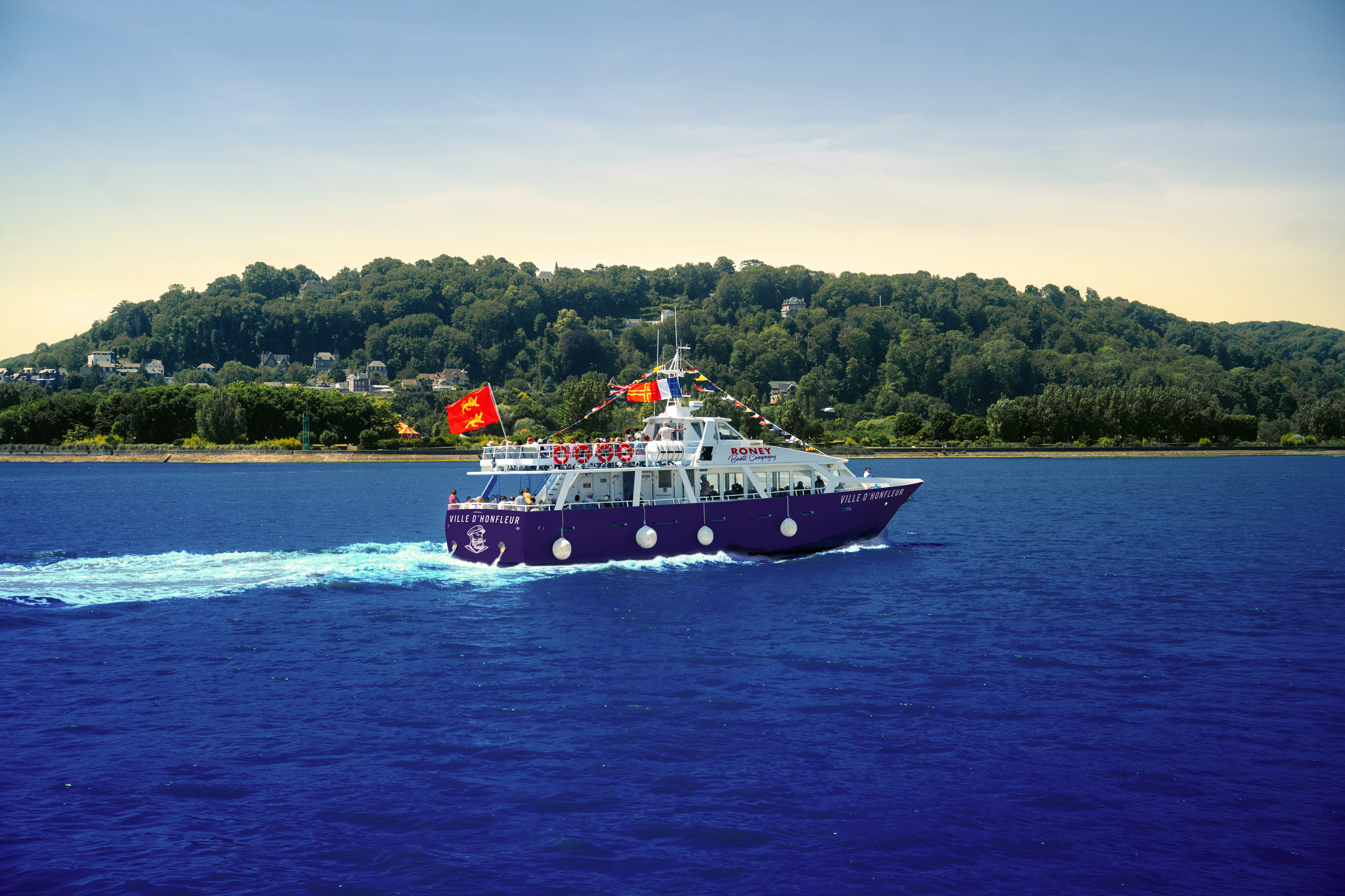 Le Ville d'Honfleur en direction de la plage - ©Antoine Scognamiglio, Théo Valmy, Sébastien Grasser