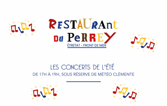 Les concerts de l'été au Restaurant du Perrey