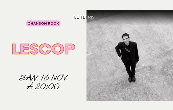 Concert : Lescop + Nerlov