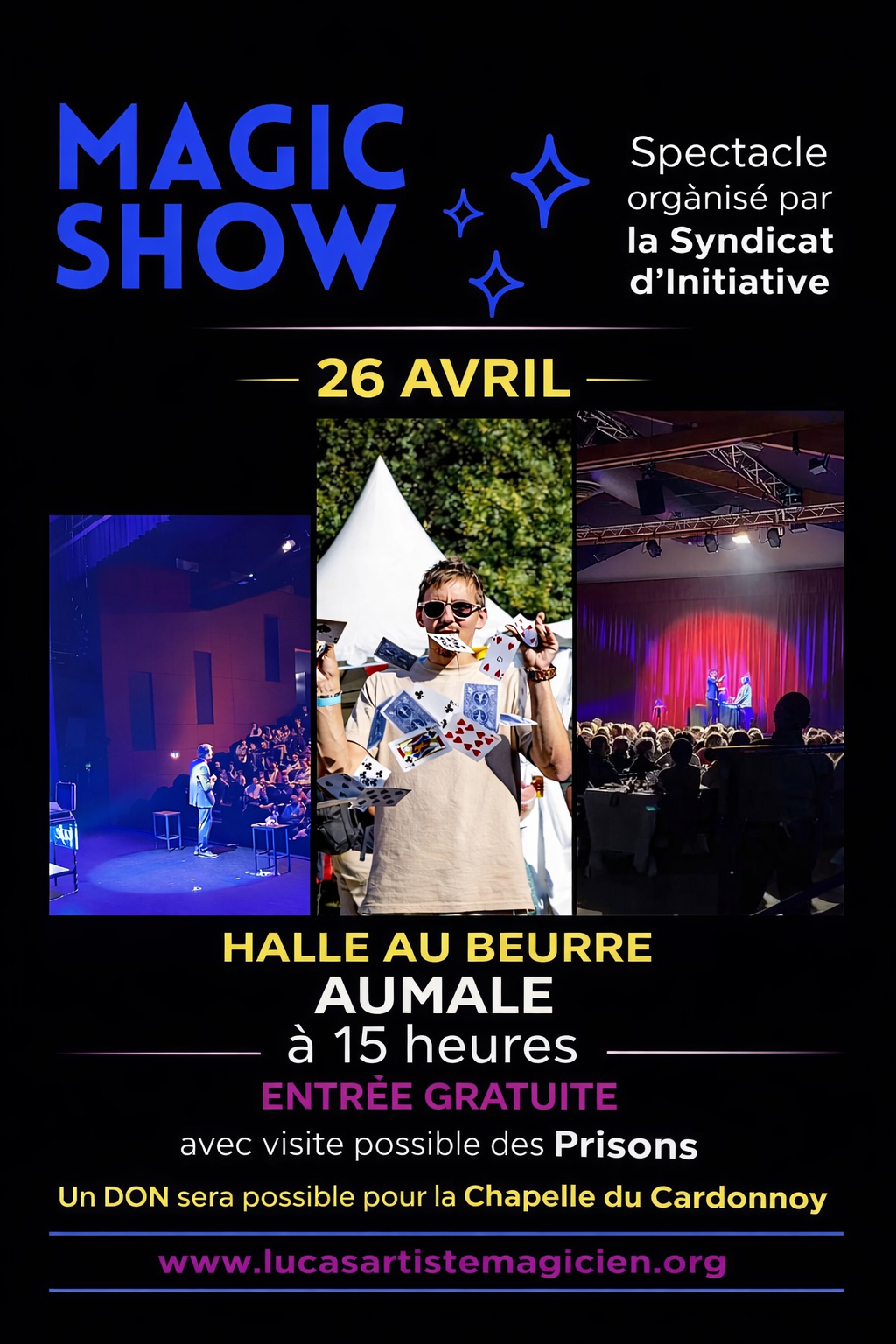 Magic Show - 26 avril - ©SI-AUMALE-2026 Magic Show - 26 avril