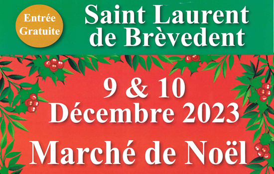 Marché de Noël - Saint-Lauent-de-Brèvedent
