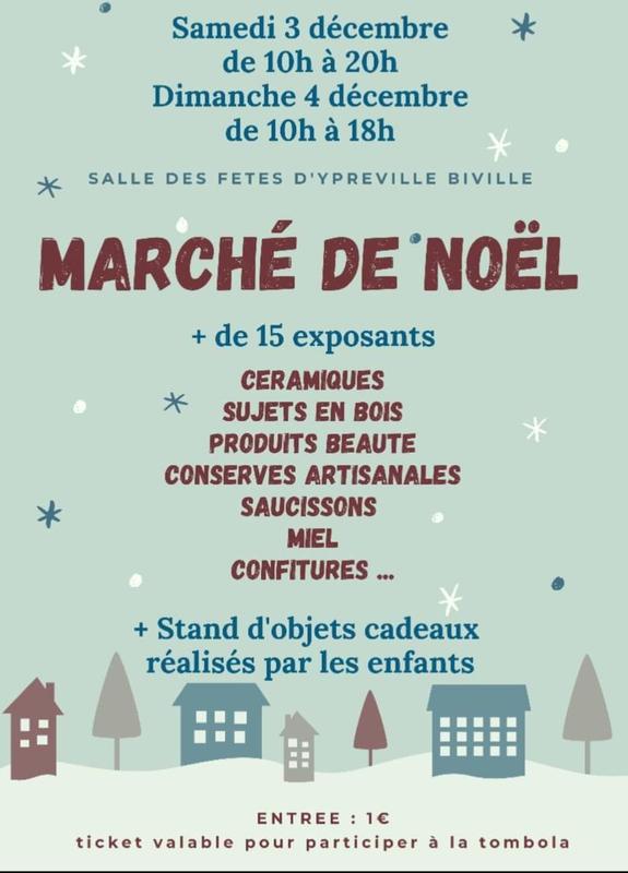 Marché de Noël à Ypreville-Biville