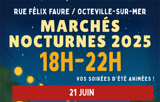 Marché nocturne à Octeville-sur-Mer