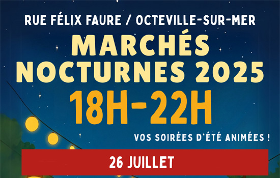 Marché nocturne à Octeville-sur-Mer
