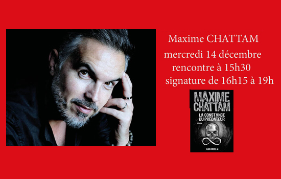 Rencontre de la Galerne : Maxime Chattam