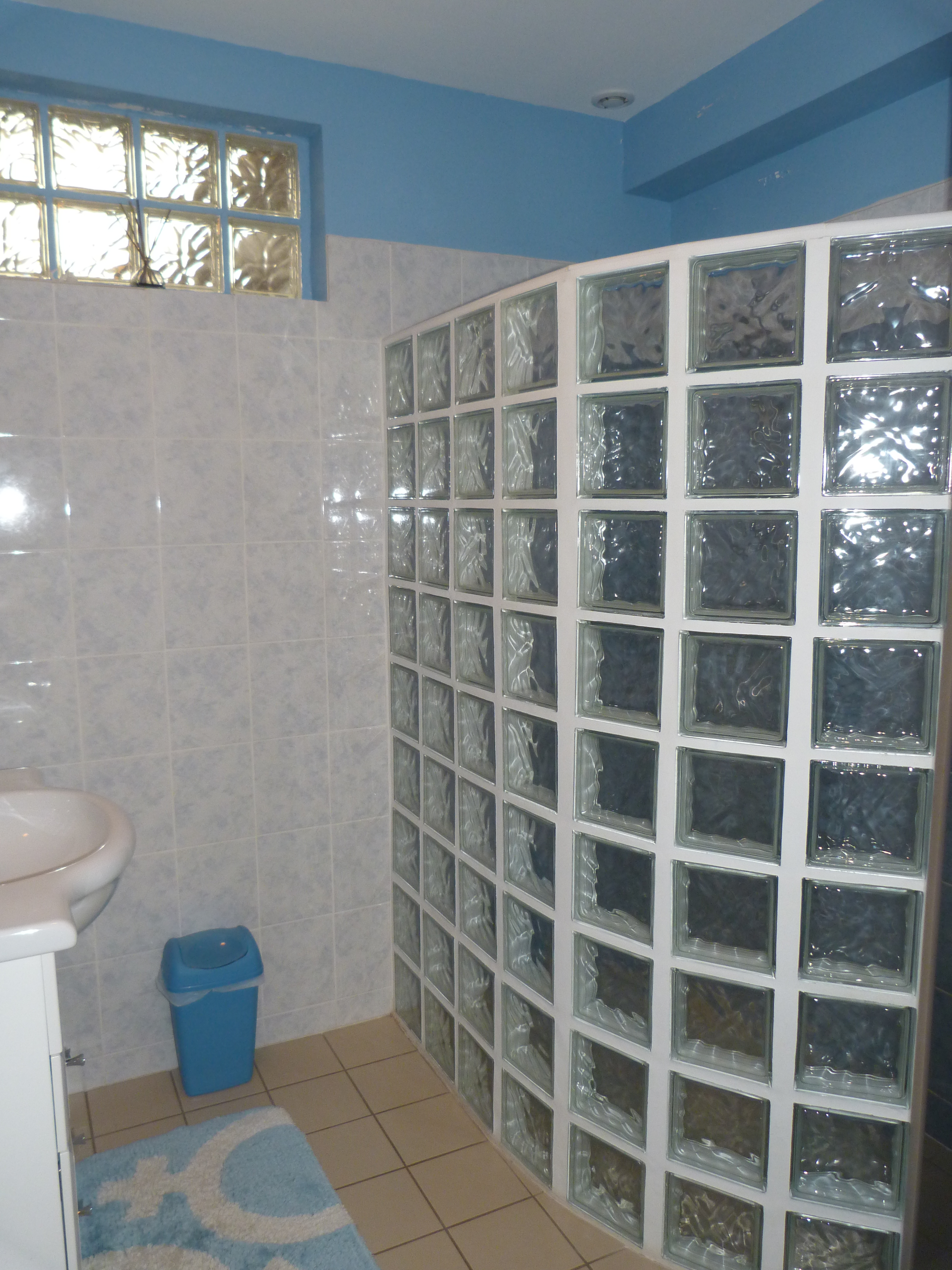 Salle de douche au rez-de-chaussée