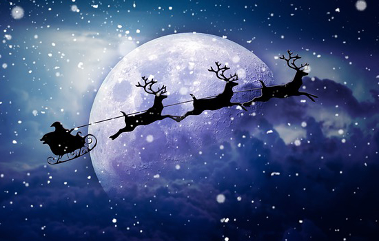 Père Noël - Traineau © Yuri de Pixabay