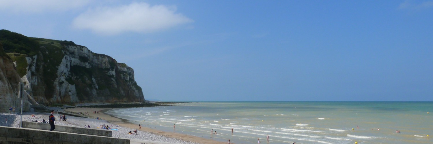 PlageBaignade SaintMartinenCampagne SeineMaritime, La Normandie impressionnante