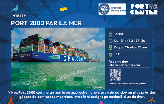 Visite guidée : Port 2000 par la mer