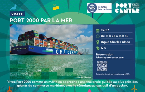 Visite guidée : Port 2000 par la mer