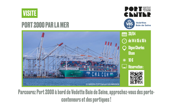 Visite guidée : Port 2000 par la mer