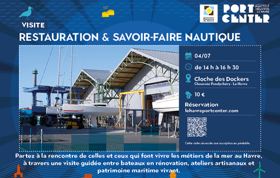 Visite guidée : Restauration & savoir-faire nautique
