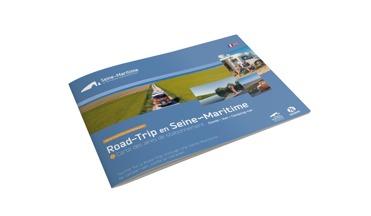Carte Touristique Seine-Maritime Road Trip 2023