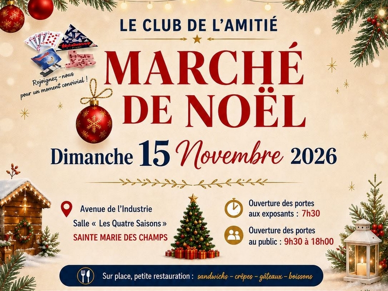 Marché de Noël à Sainte-Marie-des-Champs