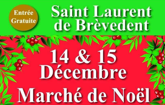 Marché de Noël à Saint-Laurent-de-Brèvedent