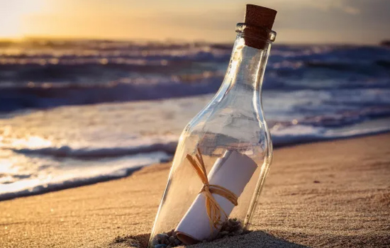 Une bouteille à la mer