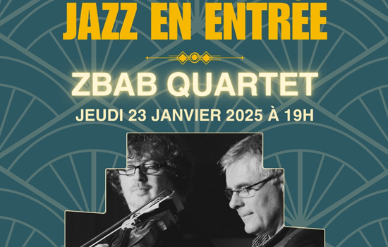 Concert : Jazz en entrée - Zbab Quartet