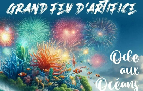 Fireworks in Étretat