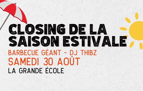 Concert : Closing de la saison estivale - Dj Thibz