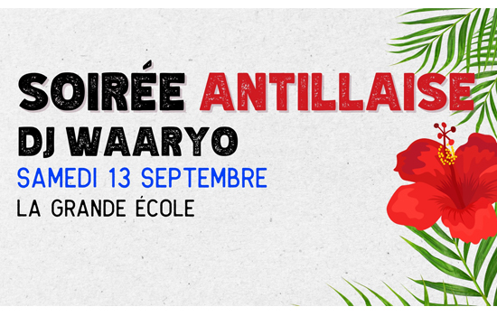 Concert : Soirée Antillaise - Dj Waaryo
