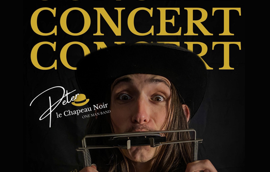 Concert : Peter au chapeau noir