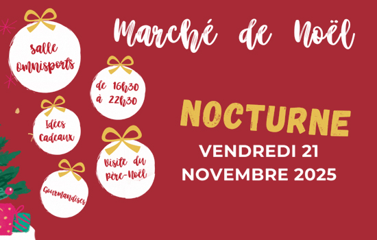 Marché nocturne de Noël