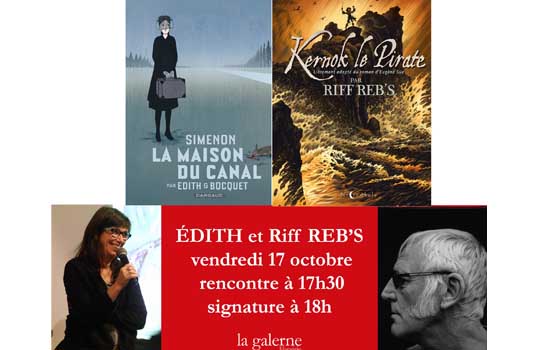 Rencontre-signature Édith et Riff Reb’s