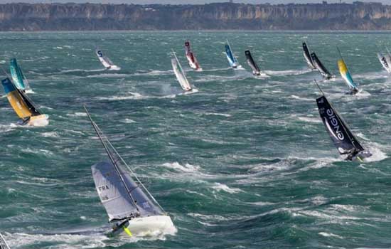 Parade de départ de la Transat Café L'Or Le Havre Noramndie