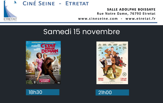 Ciné Seine - 15 novembre