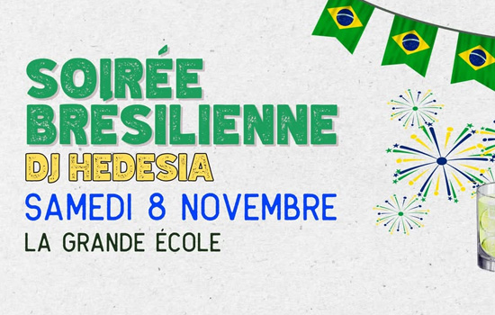 Soirée brésilienne - Dj Hedesia