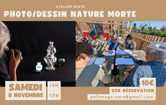 Atelier mixte photo-dessin