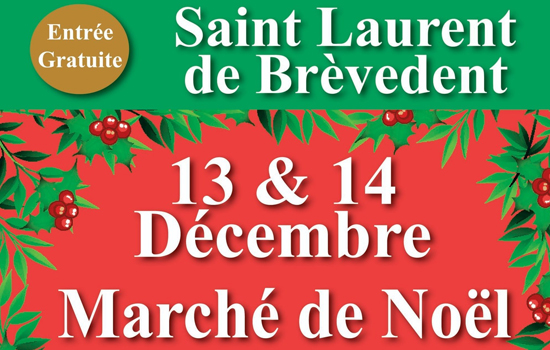 Marché de Noël à Saint-Laurent-de-Brèvedent