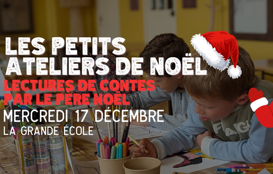 Les petits ateliers de Noël - Lecture de contes par le Noël