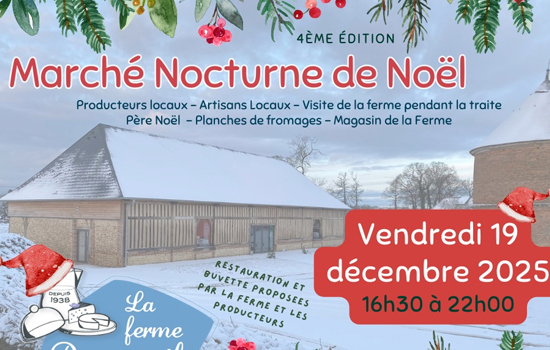 Marché nocturne de Noël à la Ferme Dumesnil