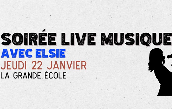 Soirée live musique - Elsie