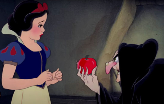 Trompe-l'œil - Pomme de blanche neige